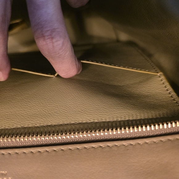 Celine Blue and Tan Women's Bag - Picture 12 of 16